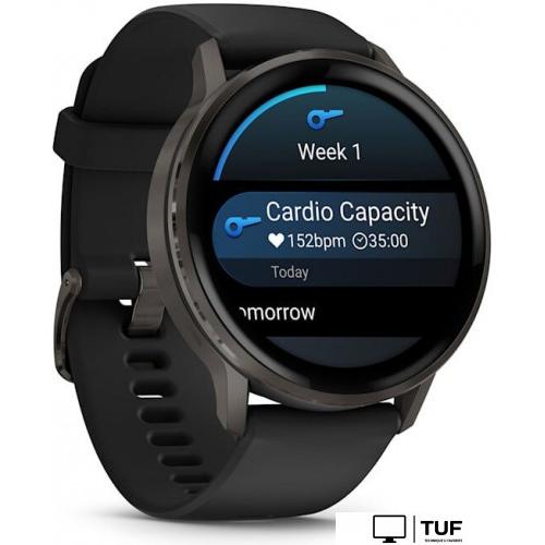 Умные часы Garmin Venu 4 45 мм (черный)