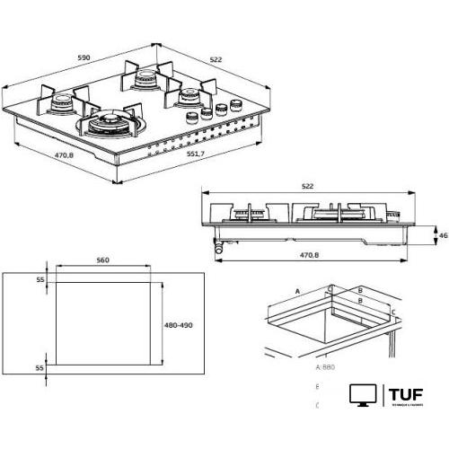 Варочная панель BEKO HIAG 64223 SX