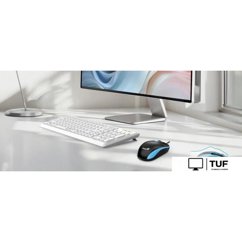 Мышь Genius DX-111 USB-A (черный/синий)