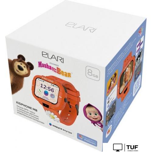 Детские умные часы Elari KidPhone MB (оранжевый)
