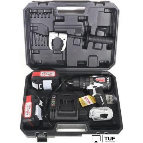 Ударная дрель-шуруповерт Интерскол ДАУ-13/36В 90 860.2.2.70 (с 2-мя АКБ, кейс)