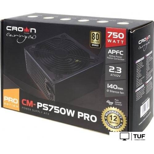 Блок питания CrownMicro CM-PS750W Pro