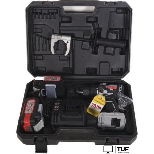 Дрель-шуруповерт Интерскол ДА-13/36В 70 814.2.2.70 (с 2-мя АКБ, кейс)