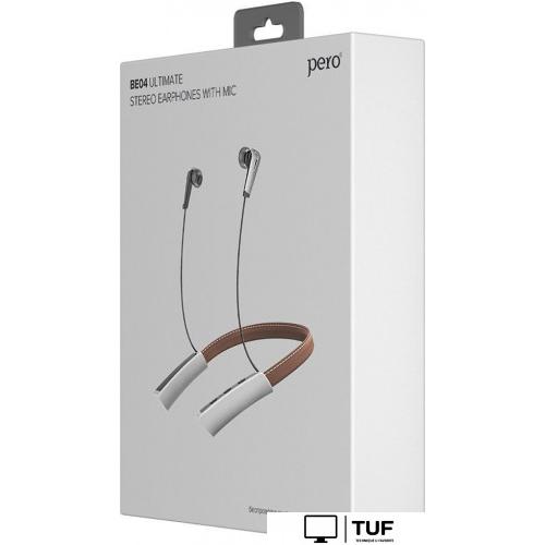 Наушники Pero BE04 (коричневый)