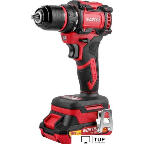Дрель-шуруповерт Wortex BD 2025-1 DLi 1329838 (с 2-мя АКБ, кейс)