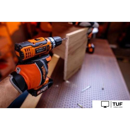 Дрель-шуруповерт Villager Fuse VLN 3220 2BSC 056357 (с 2-мя АКБ, кейс, оснастка)