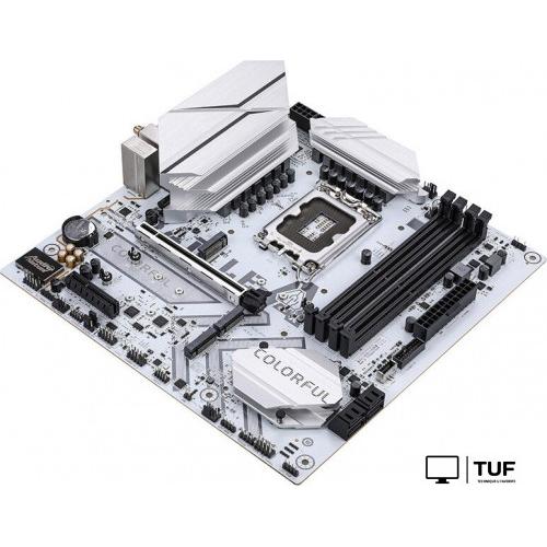 Материнская плата Colorful Battle-AX B760M-White WiFi V20