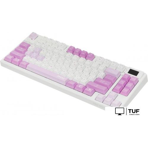 Клавиатура MSI Forge GK600 TKL Wireless Violet