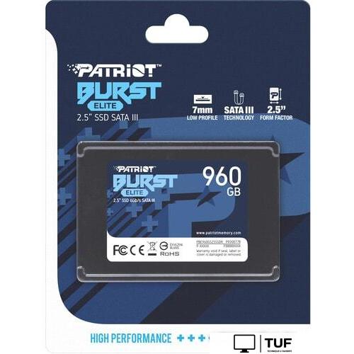 SSD Patriot Burst Elite 960GB PBE960GS25SSDR