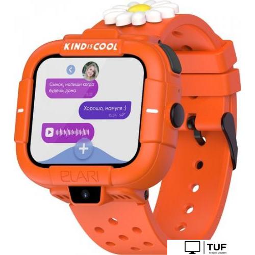Детские умные часы Elari KidPhone MB (оранжевый)