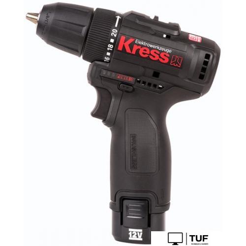Дрель-шуруповерт Kress KU202.1 (с 2-мя АКБ, кейс)