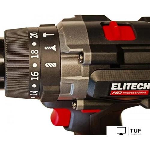 Ударная дрель-шуруповерт ELITECH CD 20BL2 E2201.042.00 (без АКБ)