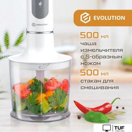 Погружной блендер Evolution HBS-1342 White