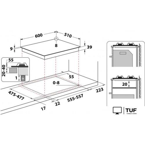 Варочная панель Whirlpool GMT 6422 OW