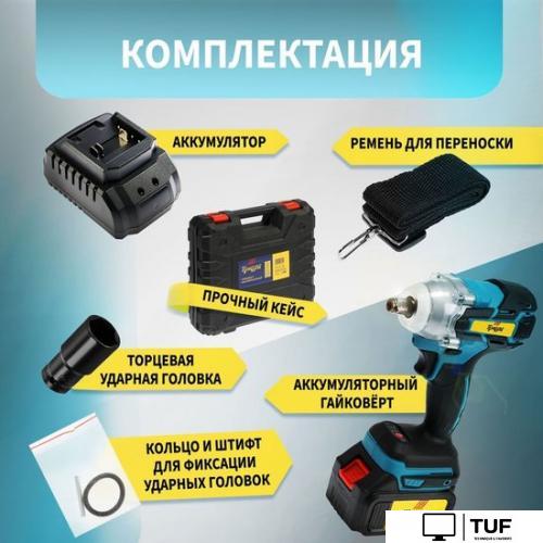 Гайковерт Tundra 9949845 (с 1-им АКБ, кейс)