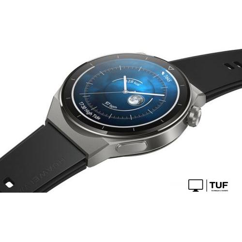 Умные часы Huawei Watch GT 3 Pro Titanium 46 мм (серый/черный)