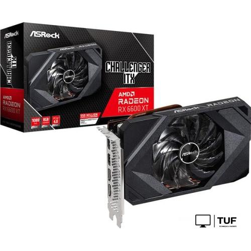 Видеокарта ASRock Radeon RX 6600 XT Challenger ITX 8GB