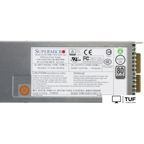 Блок питания Supermicro PWS-920P-SQ