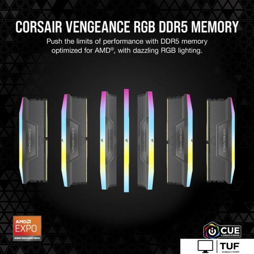 Оперативная память Corsair Vengeance RGB 2x48ГБ DDR5 6000 МГц CMH96GX5M2B6000Z30