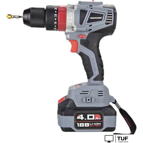 Ударная дрель-шуруповерт Profipower MKDHP-18V (с 2-мя АКБ, кейс)