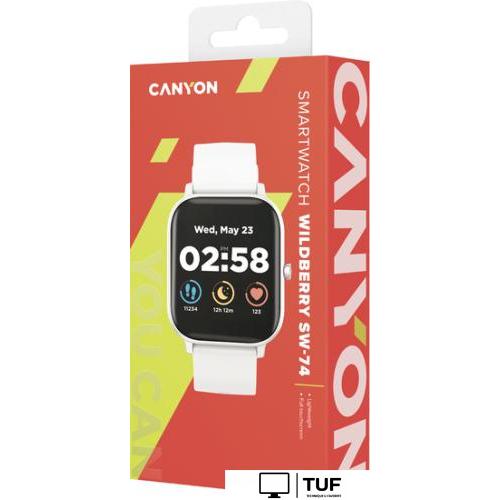 Умные часы Canyon Wildberry SW-74 (белый)