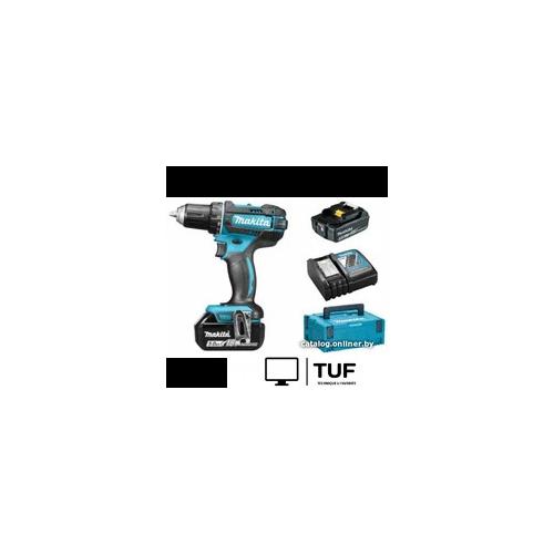 Дрель-шуруповерт Makita DDF482RTJ (с 2-мя АКБ, кейс)