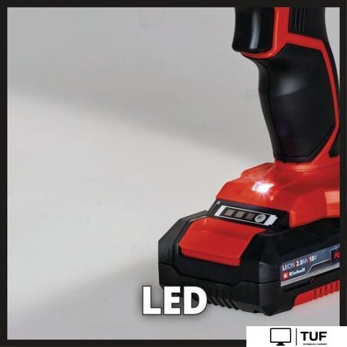 Дрель-шуруповерт Einhell TE-CD 18/2 Li 4514231 (с 2-мя АКБ, кейс)