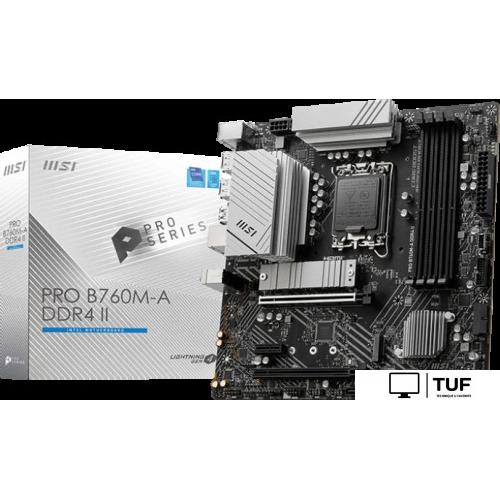 Материнская плата MSI Pro B760M-A DDR4 II