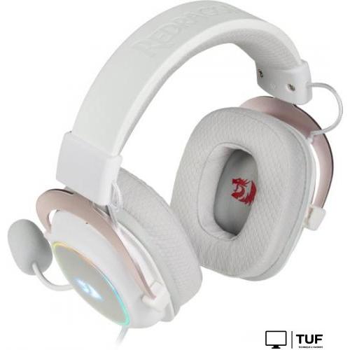 Наушники Redragon Zeus X (белый/розовый)