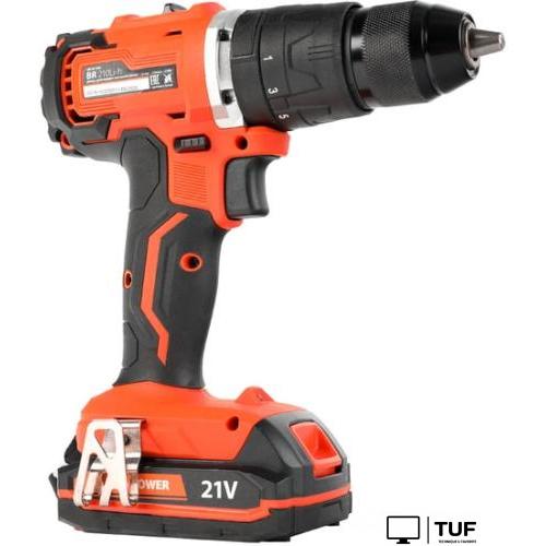 Ударная дрель-шуруповерт Patriot BR 210UES-h 180301555 (с 2-мя АКБ, кейс)