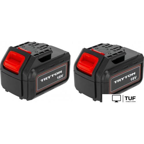 Дрель-шуруповерт Tryton TFV18B2 (с 2-мя АКБ, кейс)