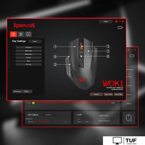 Игровая мышь Redragon Woki