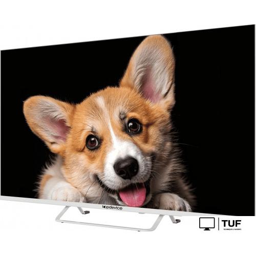 Телевизор Topdevice 43 SMART TV YаOS 03 (белый)