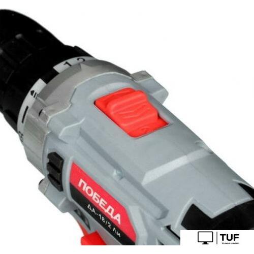 Дрель-шуруповерт Победа ДА-18/2 ЛИ 180201636 (с 2-мя АКБ, кейс)