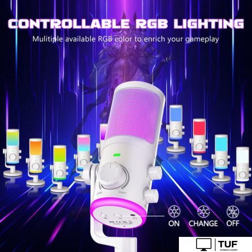 Проводной микрофон FIFINE TAM6 (белый)