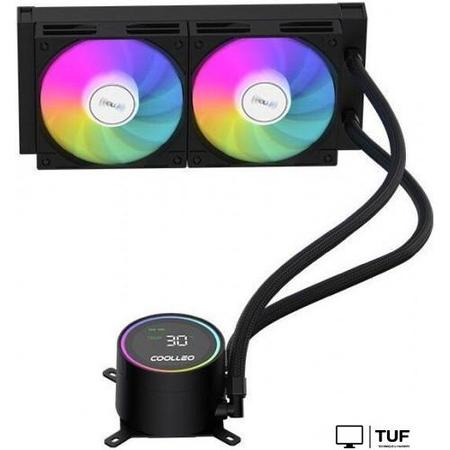 Система жидкостного охлаждения для процессора Coolleo Ice Fairy Dig 240 Lite (черный)