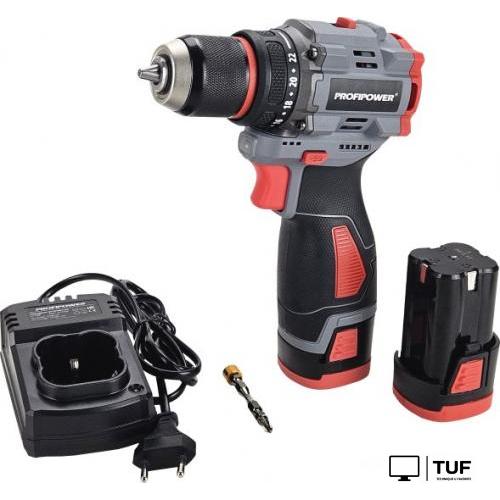 Дрель-шуруповерт Profipower BL-161 (с 2-мя АКБ, кейс)