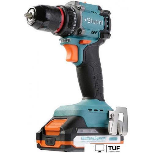 Дрель-шуруповерт Sturm CD1860BL (с 2-мя АКБ, кейс)