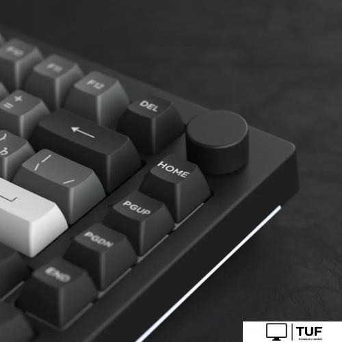 Клавиатура Akko 5075S Black & Silver (Akko Cream Yellow V3 Pro)