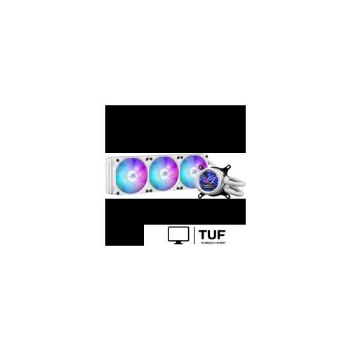 Система жидкостного охлаждения для процессора ASUS ROG Strix LC III 360 ARGB LCD White Edition