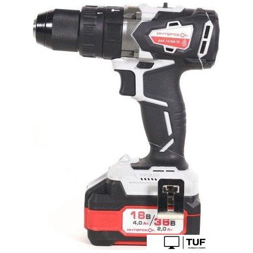 Ударная дрель-шуруповерт Интерскол ДАУ-13/36В 70 813.2.2.70 (с 2-мя АКБ, кейс)