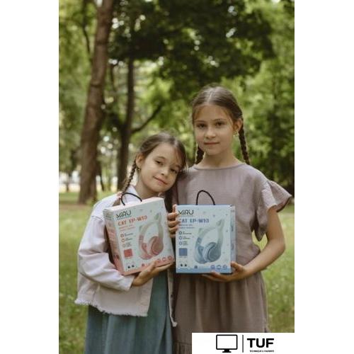 Наушники Miru Cat EP-W10 (розовый)