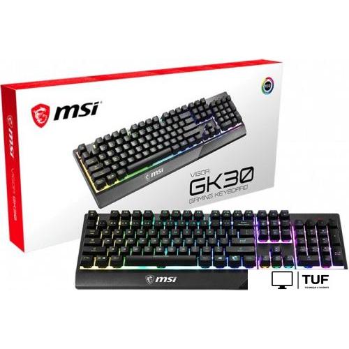 Клавиатура MSI Vigor GK30 (черный)