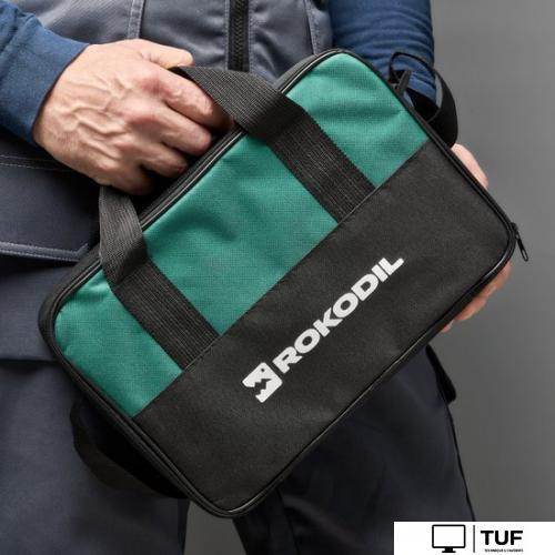 Дрель-шуруповерт Rokodil Twist 2 Air 1047298 (с 2-мя АКБ, сумка, набор оснастки)