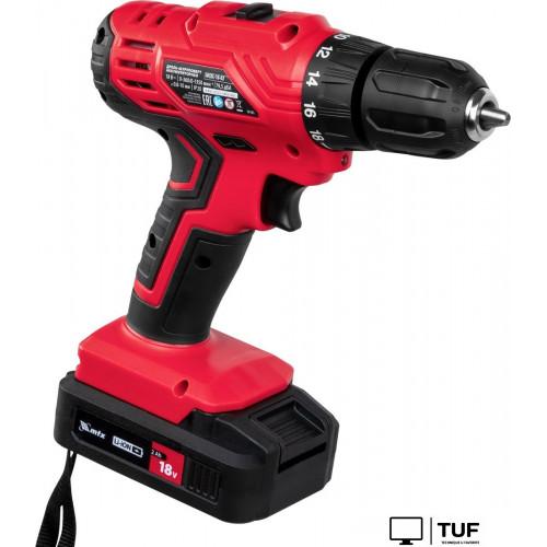 Дрель-шуруповерт MTX MCDL-18-02 (с 2-мя АКБ, кейс)