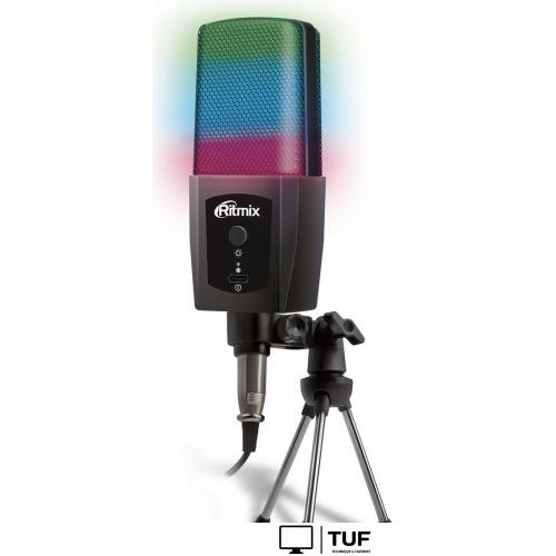 Проводной микрофон Ritmix RDM-170 (черный)
