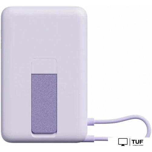 Внешний аккумулятор Xiaomi Magnetic Power Bank with Built-in Stand WPB1007Z 10000mAh (сиреневый, международная версия)