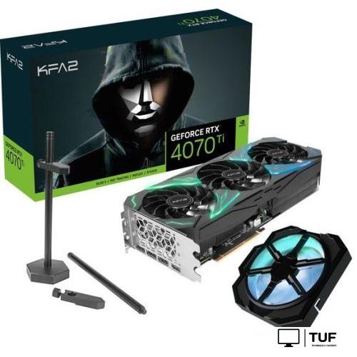 Видеокарта KFA2 GeForce RTX 4070 Ti ST 1-Click OC 12GB GDDR6X 47IOM7MD6MSK