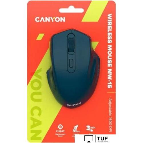 Мышь Canyon MW-15 (темно-синий)