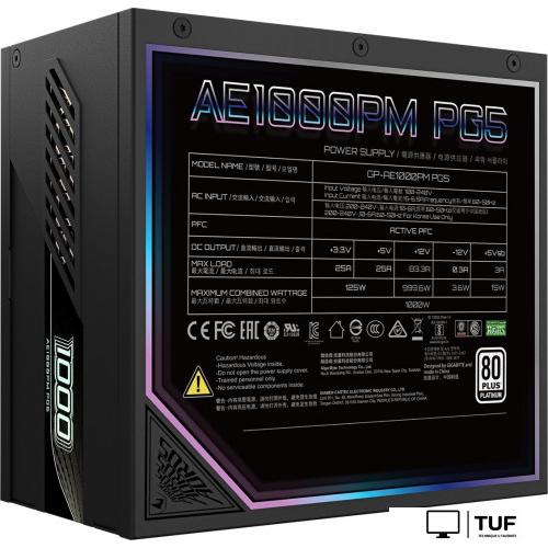 Блок питания Gigabyte Aorus Elite P1000W Platinum AE1000PM PG5